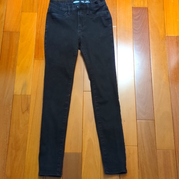 Old Navy Girl’s Black Ballerina Jeggings - Picture 1 of 5